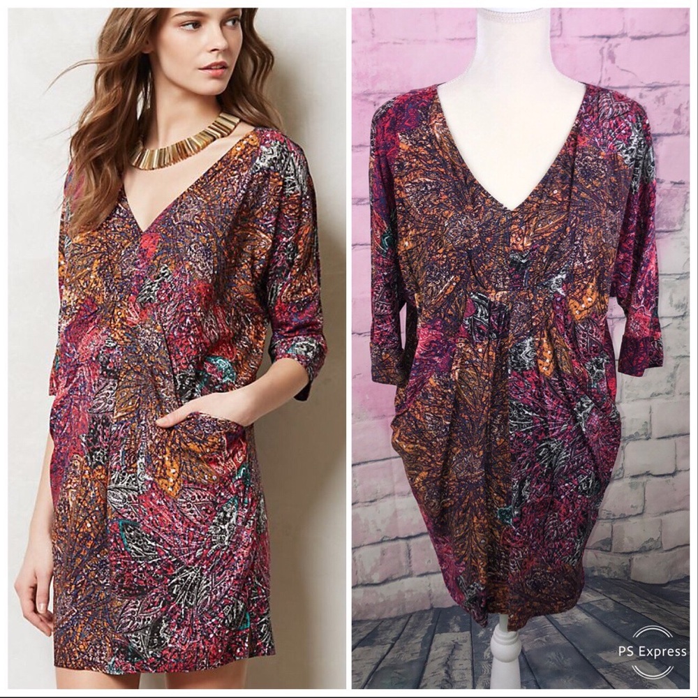 Anthropologie Edme & Esyllte Chromatique Dress XS